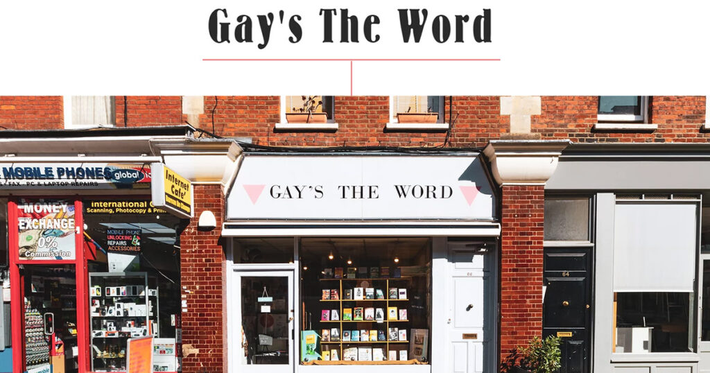 Gay’s the Word bookstore in London